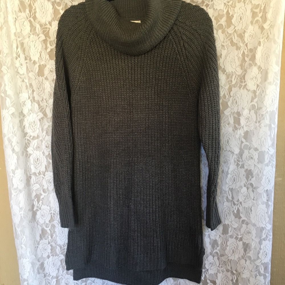 Gray Sweater Dress